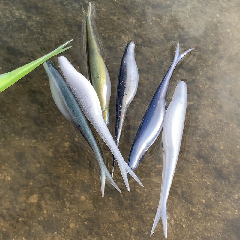 TPR Luer Soft Lure 6 G12cm - Vibrant Two-tone Design for Effective Fishing - Image 3