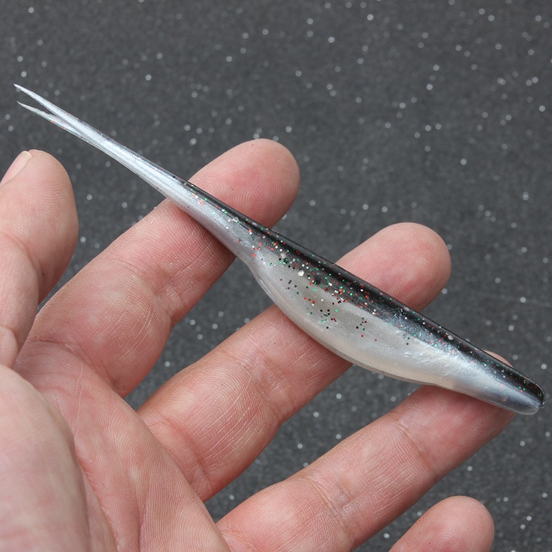 TPR Luer Soft Lure 6 G12cm - Vibrant Two-tone Design for Effective Fishing - Image 4