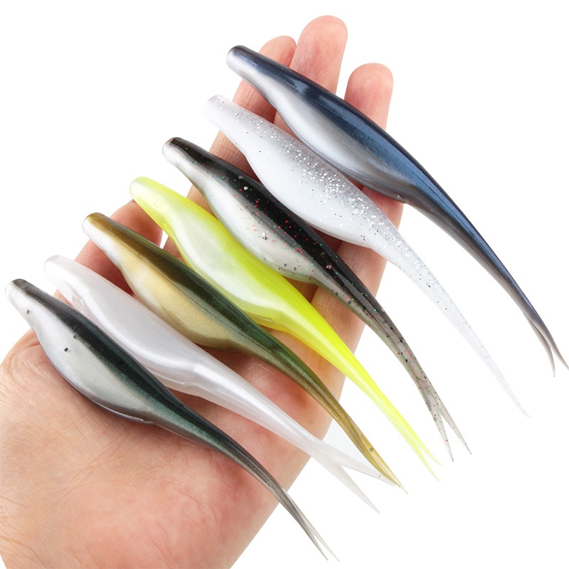 TPR Luer Soft Lure 6 G12cm - Vibrant Two-tone Design for Effective Fishing - Image 5