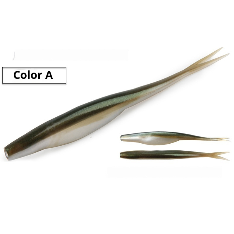 TPR Luer Soft Lure 6 G12cm - Vibrant Two-tone Design for Effective Fishing - Image 6