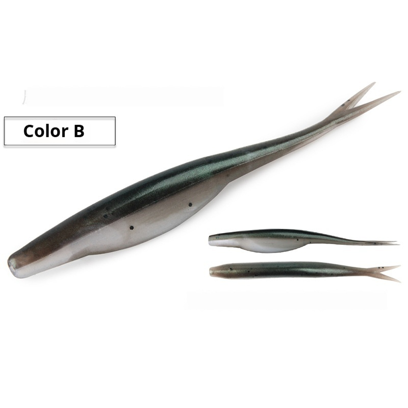 TPR Luer Soft Lure 6 G12cm - Vibrant Two-tone Design for Effective Fishing - Image 7