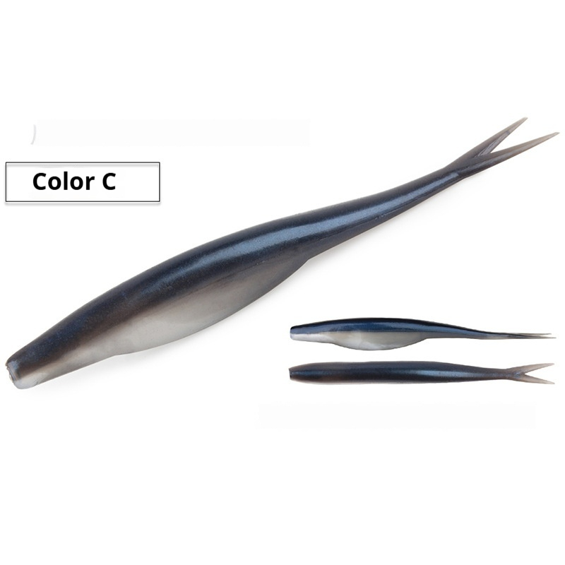 TPR Luer Soft Lure 6 G12cm - Vibrant Two-tone Design for Effective Fishing - Image 8