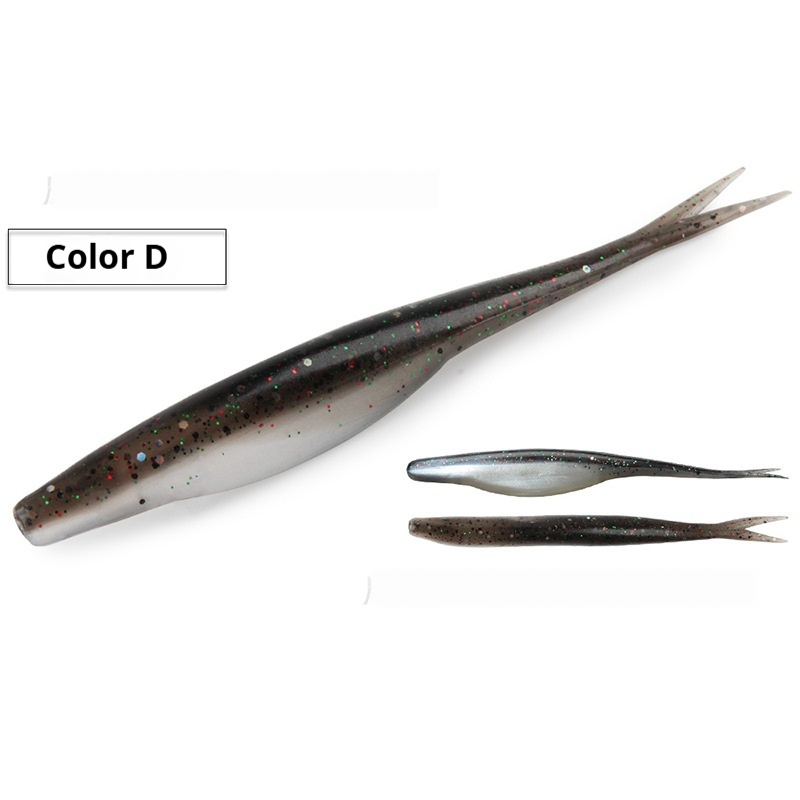 TPR Luer Soft Lure 6 G12cm - Vibrant Two-tone Design for Effective Fishing - Image 9