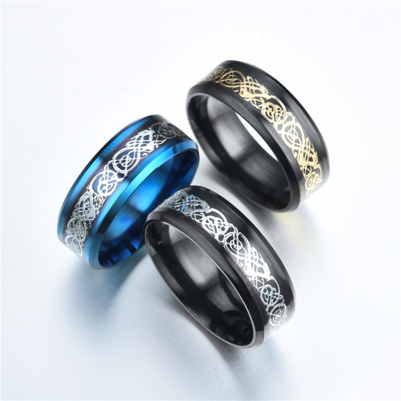 Durable Titanium Steel Dragon Ring - Stylish and Unique Design - Image 5