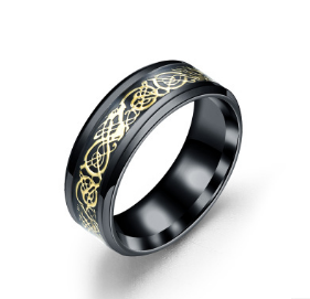 Durable Titanium Steel Dragon Ring - Stylish and Unique Design - Image 9