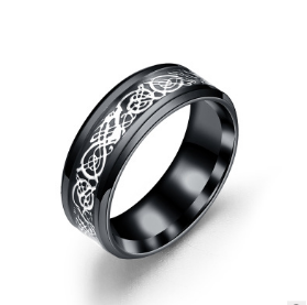 Durable Titanium Steel Dragon Ring - Stylish and Unique Design - Image 10