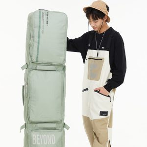 Large Capacity Single and Double Snowboard Storage Bag with Wheels