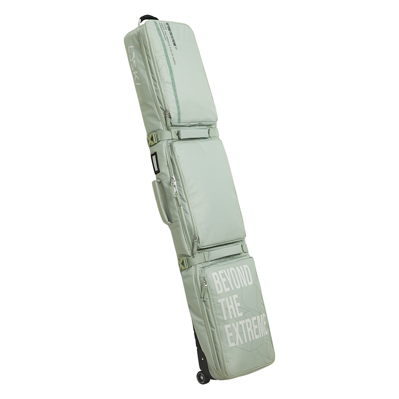 Large Capacity Single and Double Snowboard Storage Bag with Wheels - Image 7