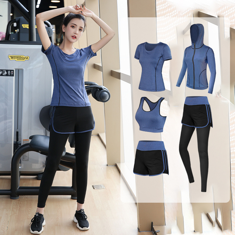 Yoga Clothing Sports Suit - Loose Fit Quick-Drying Fitness Apparel for the Gym - Image 3