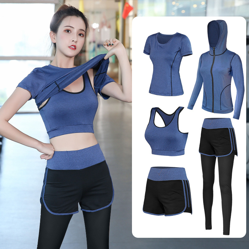 Yoga Clothing Sports Suit - Loose Fit Quick-Drying Fitness Apparel for the Gym - Image 4