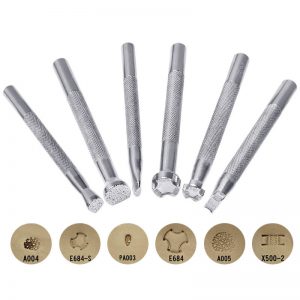 Leather Carving Printing Art: 6 Premium Leather Printing Sticks