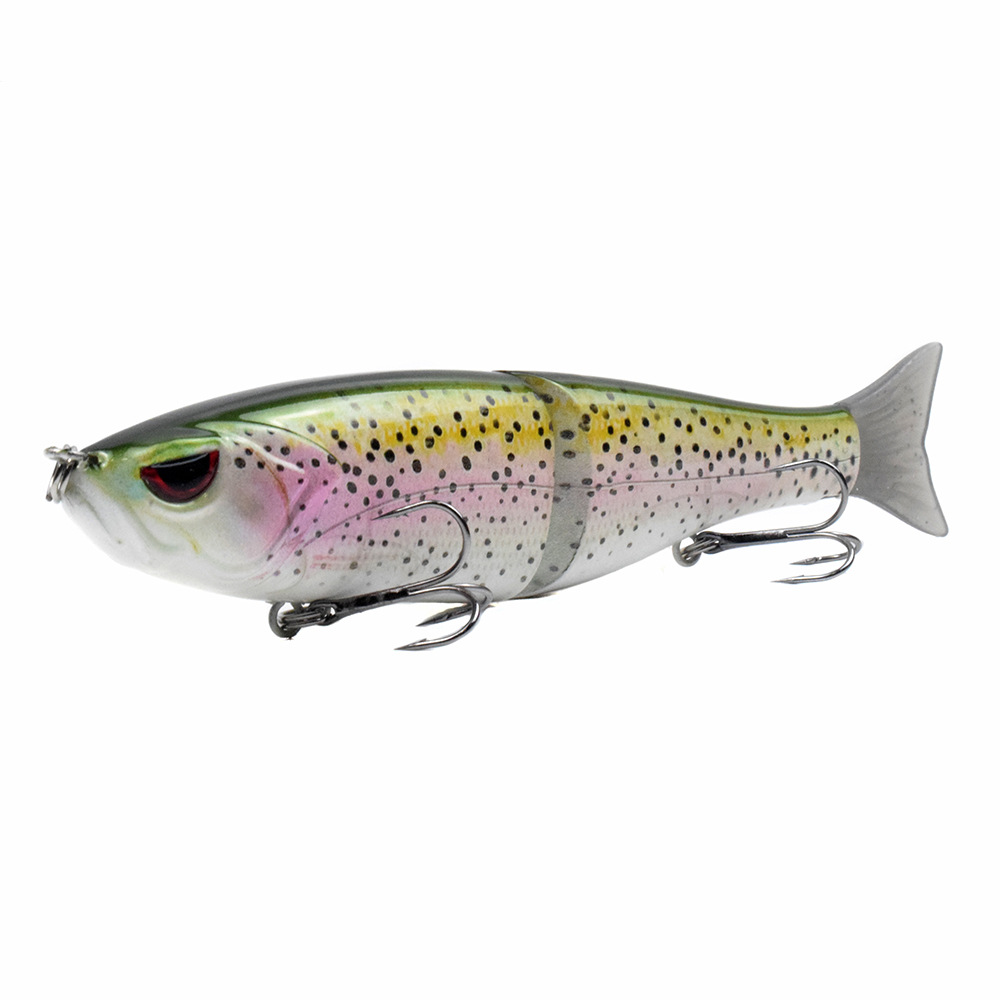 S-Style Soft Tail Two-Section Lure for Effective Swimming Action