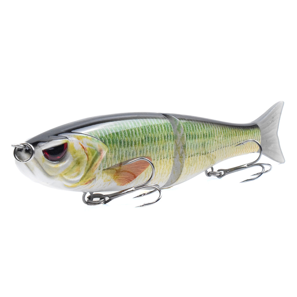 S-Style Soft Tail Two-Section Lure for Effective Swimming Action - Image 2
