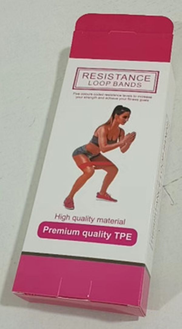 5-Level Resistance Yoga Training Rubber Bands - Elastic Exercise Bands - Image 3