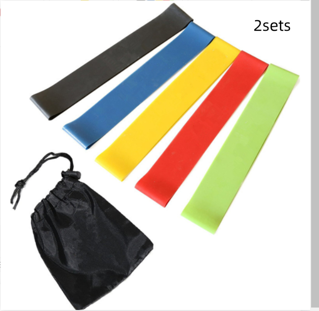 5-Level Resistance Rubber Bands for Yoga Training - Durable Elastic Bands - Image 9