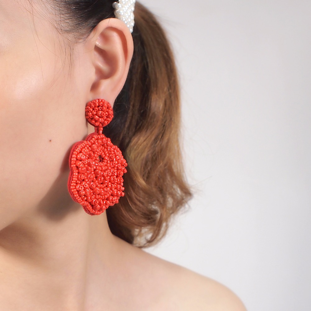 Artisan Women's Bead Flower Earrings – Handcrafted Elegance for Every Occasion - Image 15