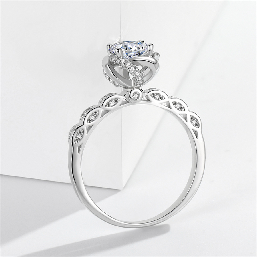 1 Carat Bud Rhinestone Ring for Women – Sparkling Elegance for Every Occasion - Image 5