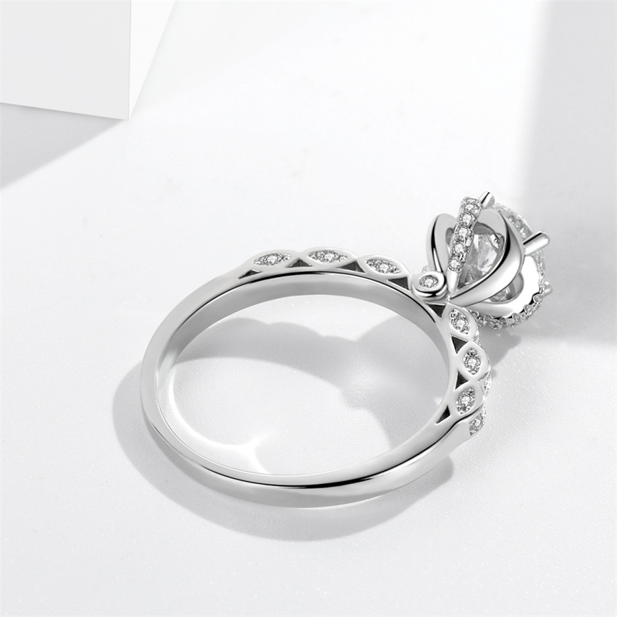 1 Carat Bud Rhinestone Ring for Women – Sparkling Elegance for Every Occasion - Image 6