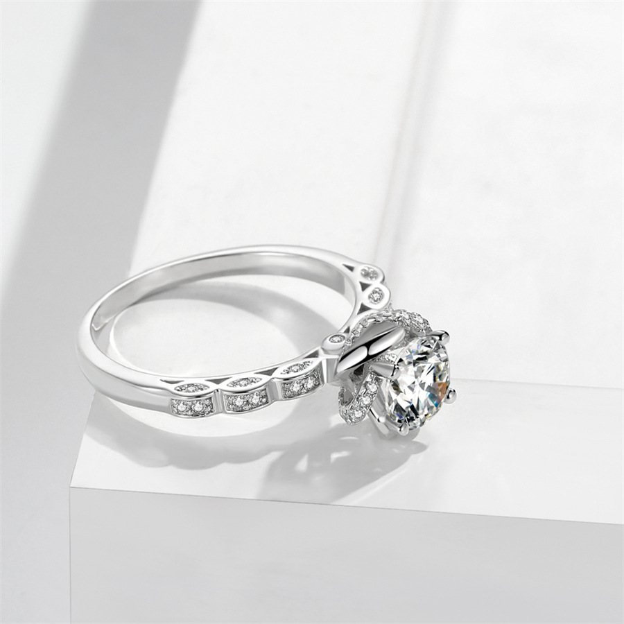 1 Carat Bud Rhinestone Ring for Women – Sparkling Elegance for Every Occasion - Image 8