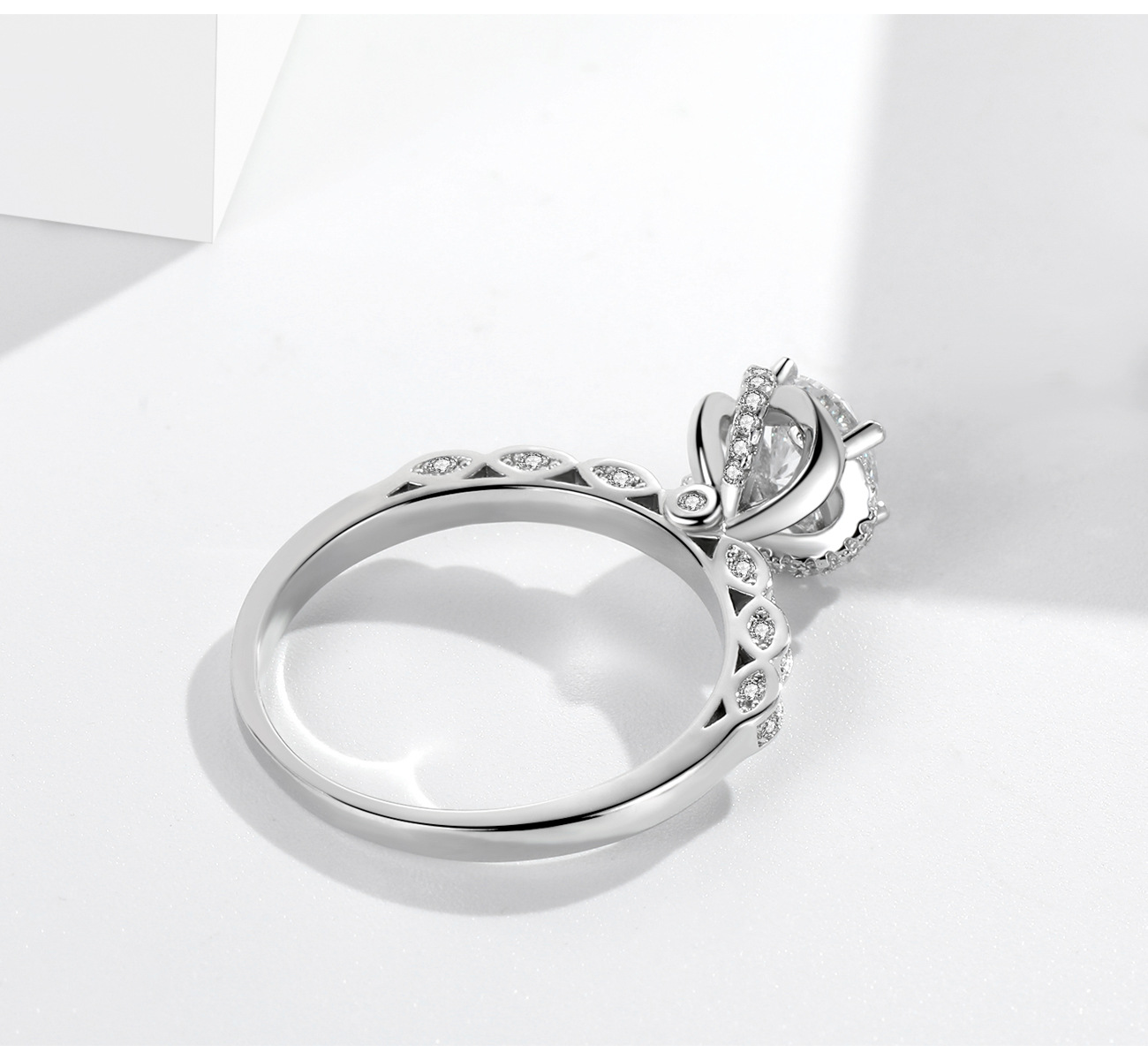 1 Carat Bud Rhinestone Ring for Women – Sparkling Elegance for Every Occasion - Image 10