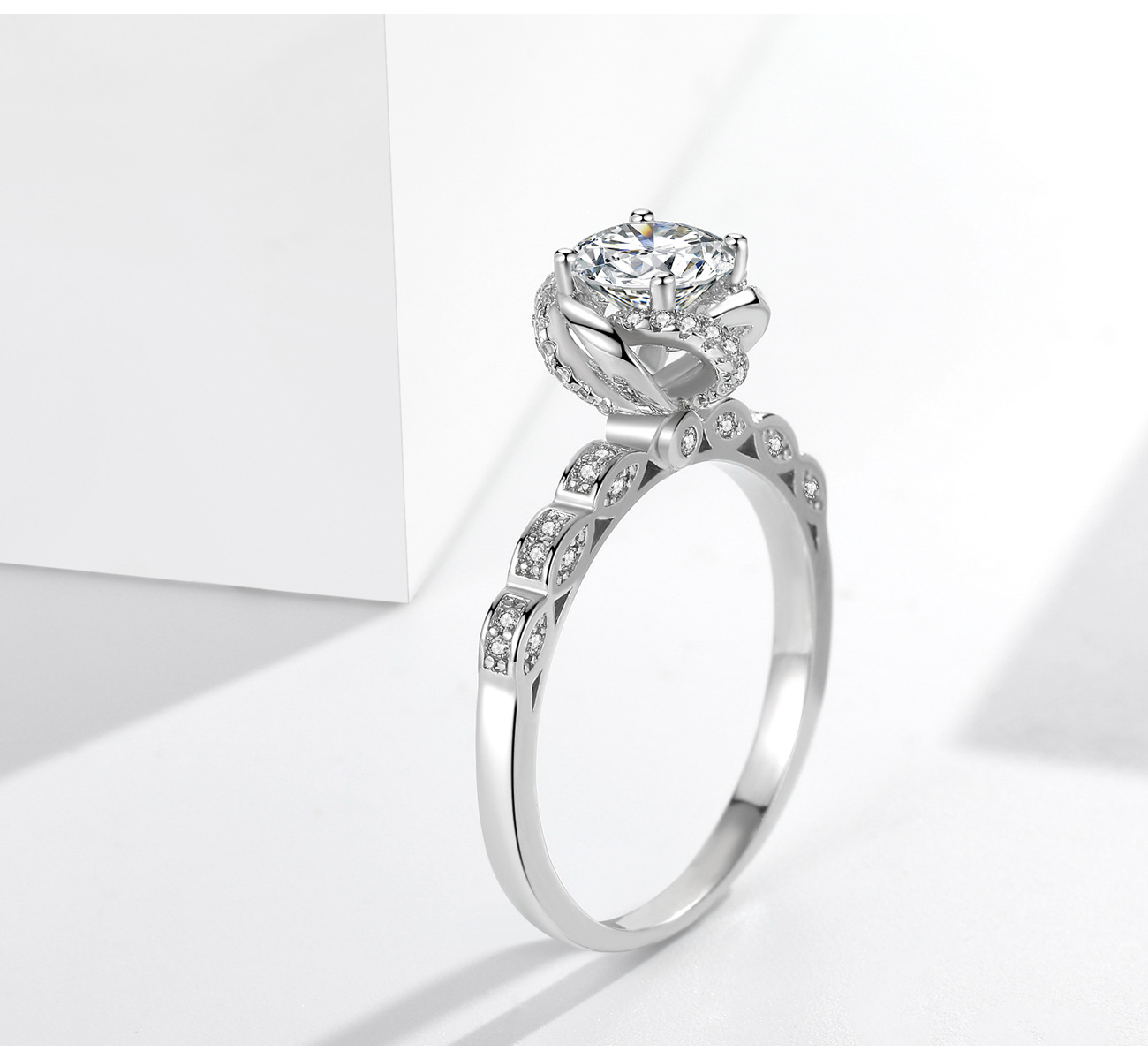 1 Carat Bud Rhinestone Ring for Women – Sparkling Elegance for Every Occasion - Image 11