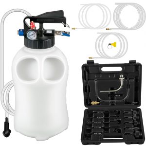 VEVOR 2-Way Manual Transmission Fluid Pump - 10L ATF Refill System & Oil Extractor Tool Set with 14 ATF Filler Adapters