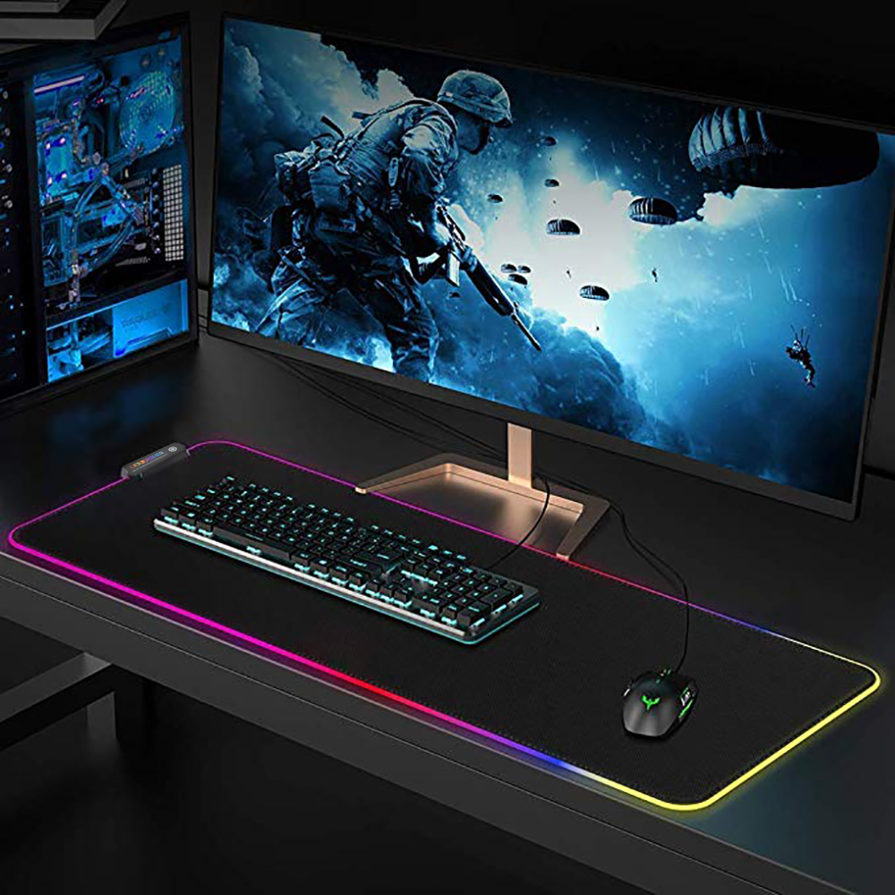 Extra Large Shiny LED Mouse Pad - Illuminate Your Gaming Experience - Image 10