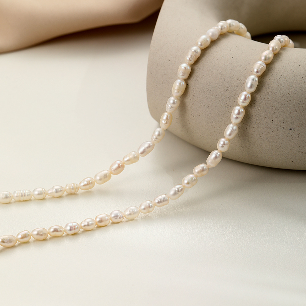 Elegant Natural Freshwater Pearl Necklace for Women - Light Luxury Clavicle Chain in Sweet Cool Style - Image 3