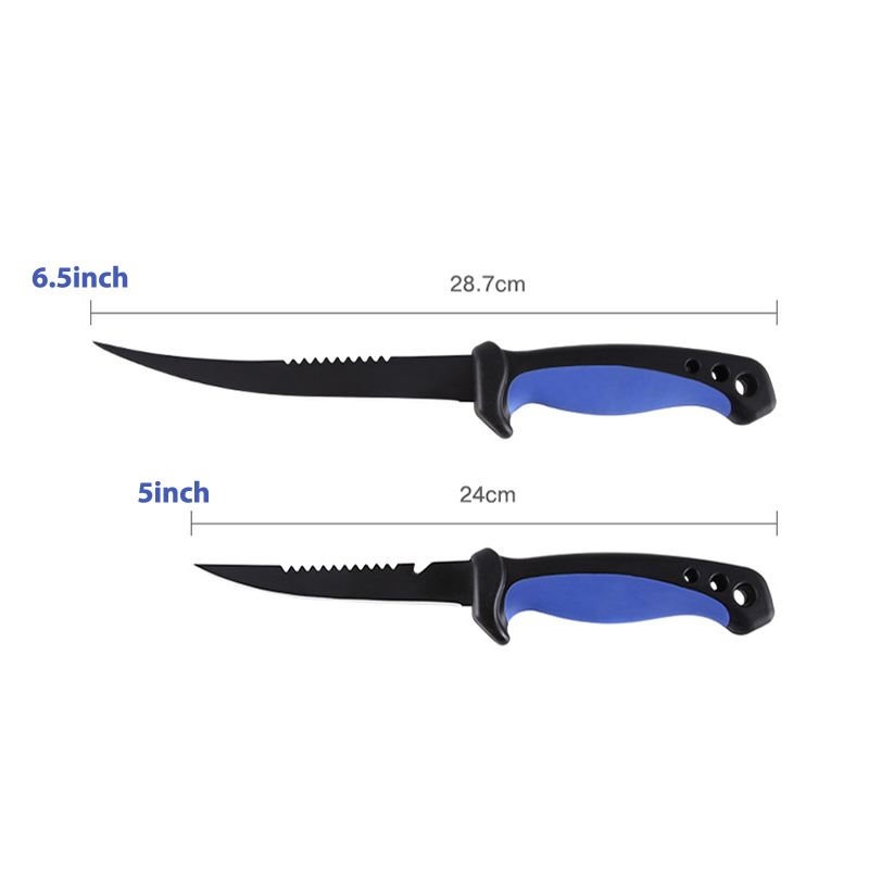 Durable Stainless Steel Back Tooth Phosphorus Fishing Knife Cover for Outdoor Adventure - Image 2