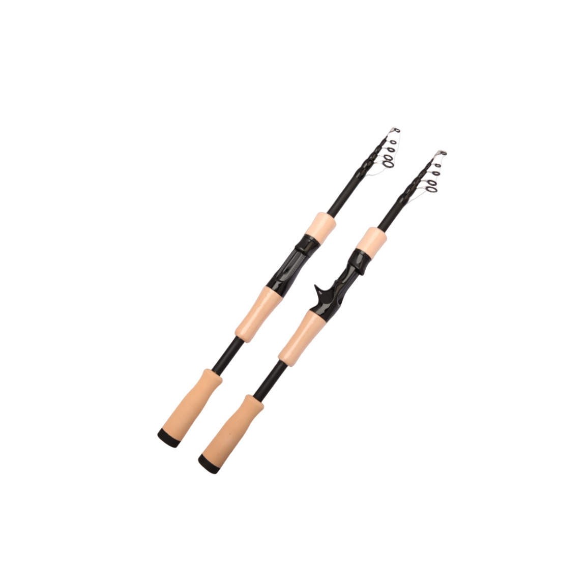 Telescopic Fishing Rod with Vibration Feature - Convenient Adjustable Slip M Design - Image 2