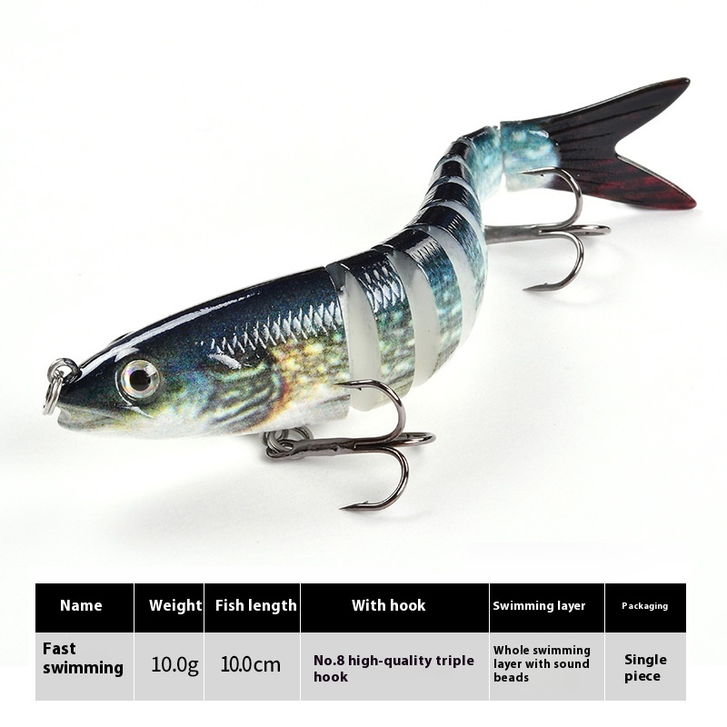 Multi-Section Bionic Loach Lure Set – Slow Sinking for Effective Fishing
