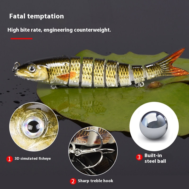 Multi-Section Bionic Loach Lure Set – Slow Sinking for Effective Fishing - Image 2