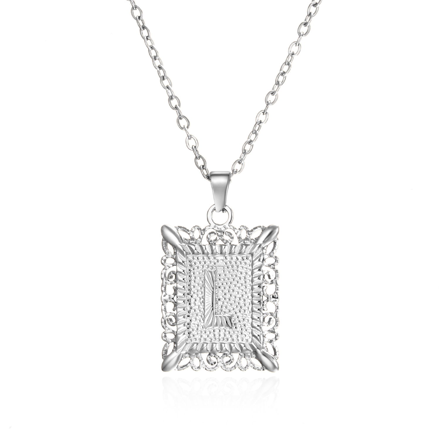 Stylish Gold Color Stainless Steel Initial Letter Necklace for Women & Men - 26 Alphabet Clavicle Chain Choker Jewelry Gifts for Birthdays & Parties - Image 36