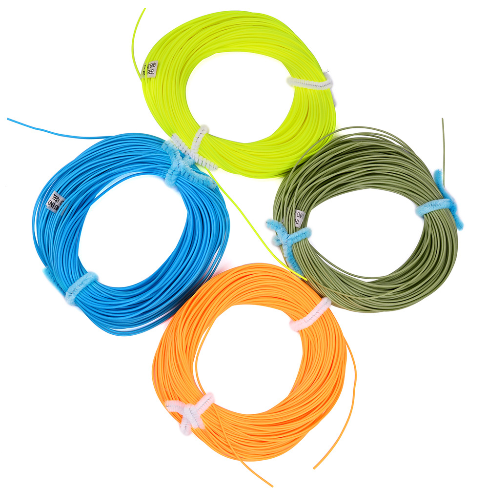 Vibrant Multi-Color Floating Fly Fishing Line for Enhanced Angling Experience - Image 2
