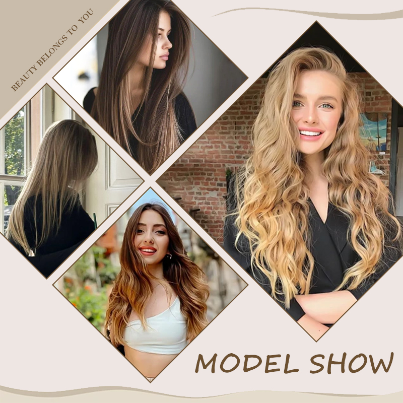 Holdbalance Clip-In Hair Extensions - Long Straight & Wavy Synthetic Hairpiece for Natural Look, Soft Texture, Perfect for Daily & Party Use - Best Fashion Accessories - Image 9