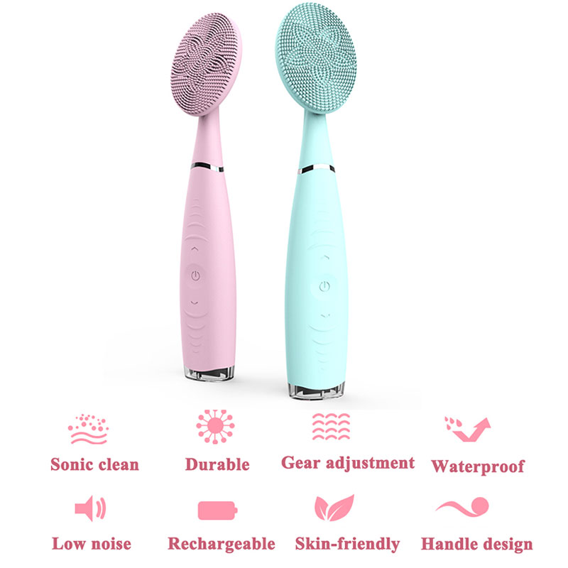 Rechargeable Silicone Facial Cleansing Brush for Deep Cleaning and Care - Image 6