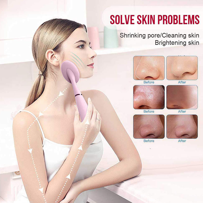 Rechargeable Silicone Facial Cleansing Brush for Deep Cleaning and Care - Image 9