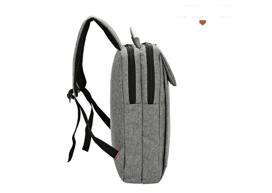 Wholesale Manufacturers: Customizable Double Shoulder Bag for Men & Women - Multi-Function Notebook PC Backpack for Business Use - Image 2
