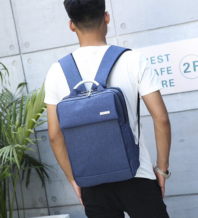 Wholesale Manufacturers: Customizable Double Shoulder Bag for Men & Women - Multi-Function Notebook PC Backpack for Business Use - Image 5