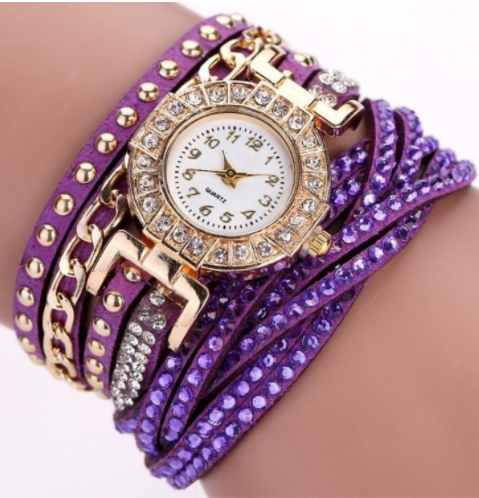 Stylish Ladies Quartz Watch with Twist Braided Design - Image 7