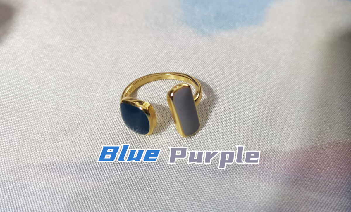 Chic Women's Geometric Dripping Rings for a Stylish Statement - Image 2