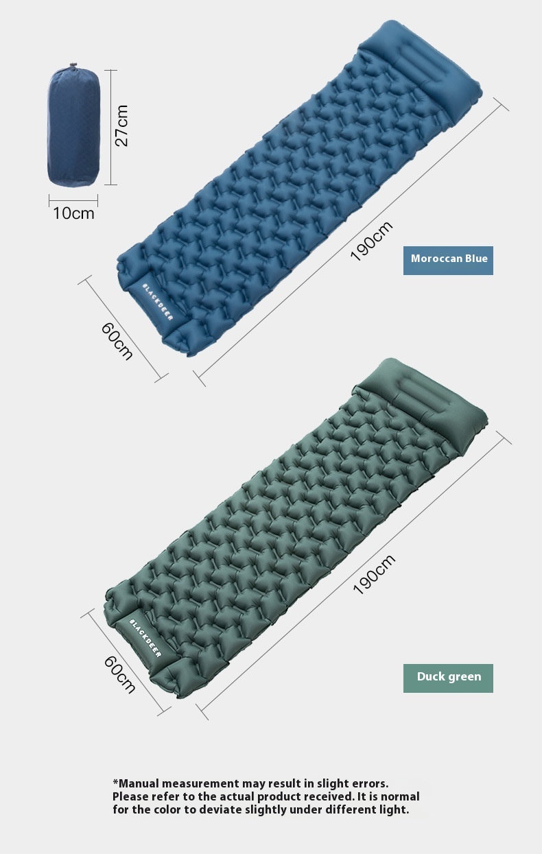 Outdoor Honeycomb Inflatable Mattress - Single Thickened Moisture-Proof Tent Sleeping Mat - Image 3