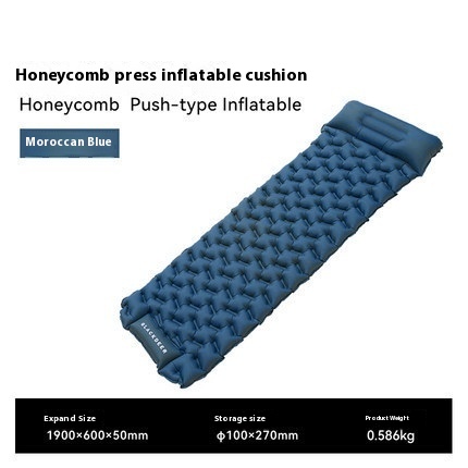 Outdoor Honeycomb Inflatable Mattress - Single Thickened Moisture-Proof Tent Sleeping Mat - Image 13