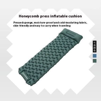 Outdoor Honeycomb Inflatable Mattress - Single Thickened Moisture-Proof Tent Sleeping Mat - Image 14