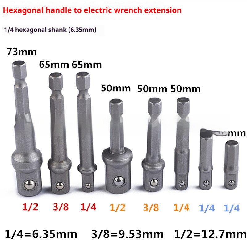 Hexagonal Handle Rotating Socket Wrench Adapter Tool for Easy Use - Image 2