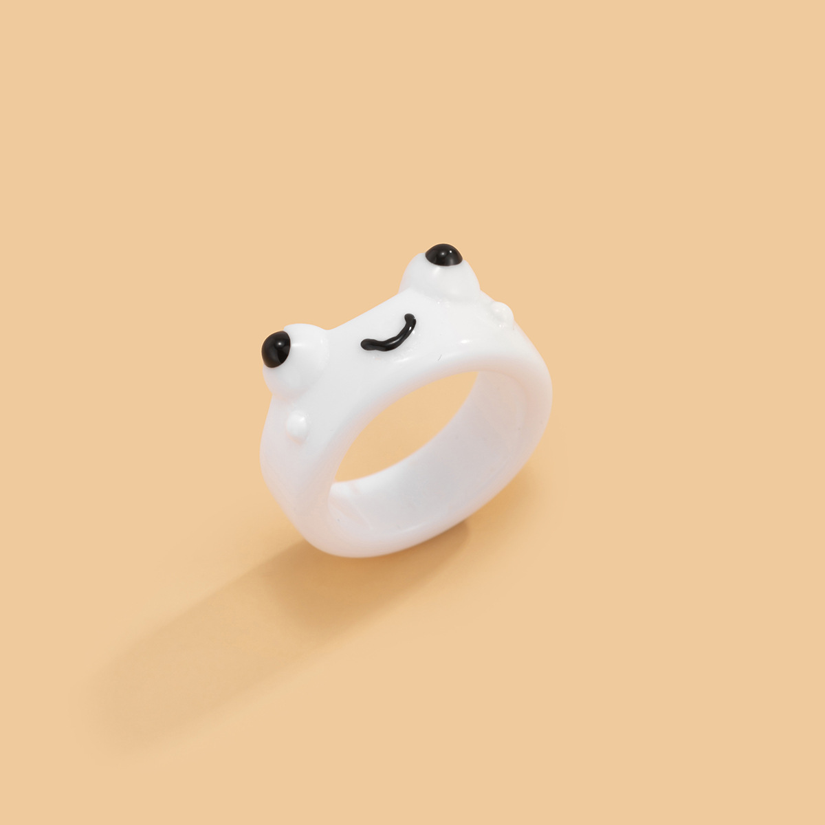 Stylish Simple Geometric Broadside Frog Ring - Trendy Fashion Accessory - Image 7