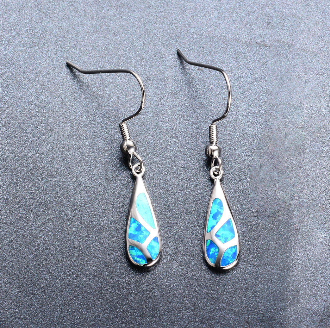 Elegant Opal Drop Earrings - Stunning Jewelry for Every Occasion - Image 5