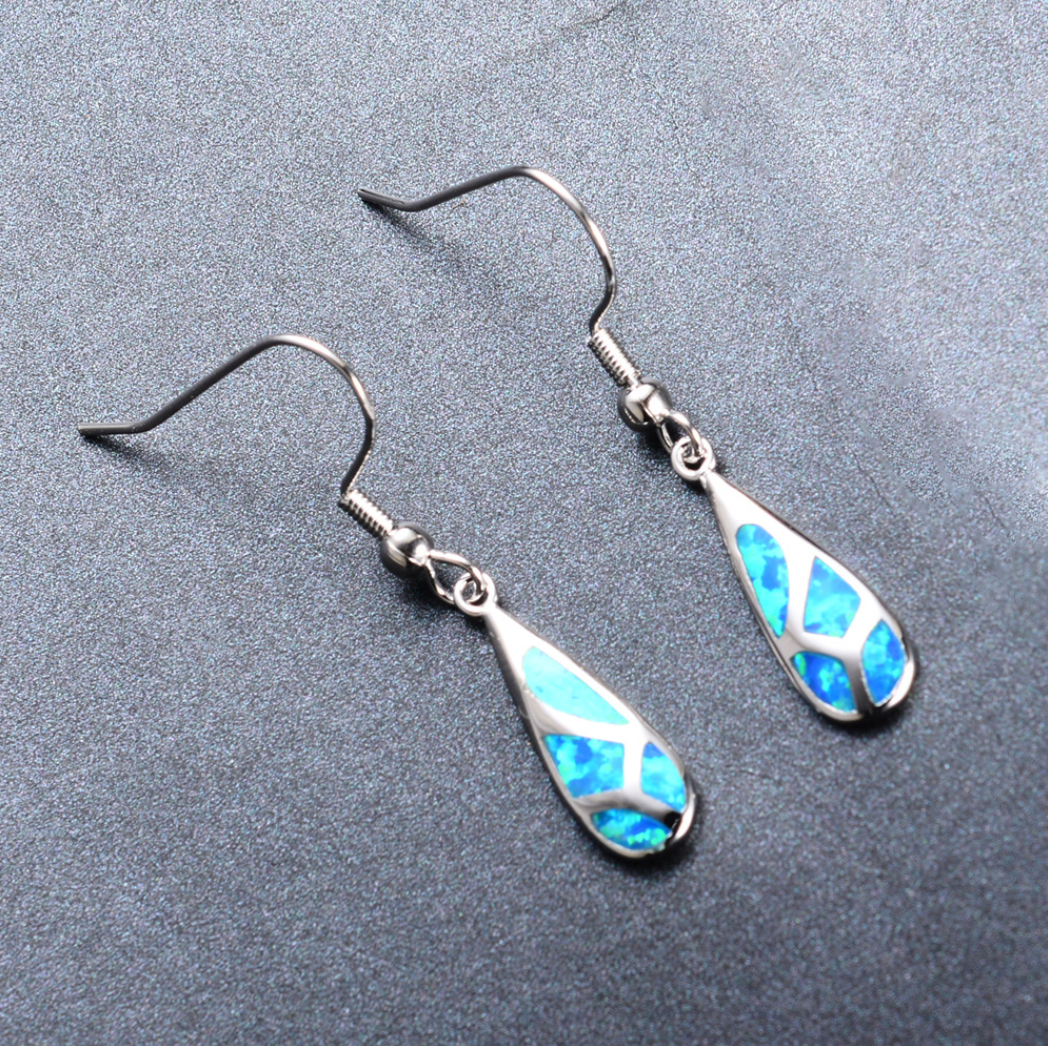 Elegant Opal Drop Earrings - Stunning Jewelry for Every Occasion - Image 6
