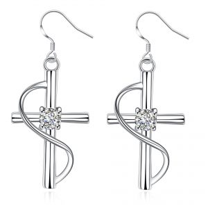 Trendy Elongated Cross Earrings for Cross-Border Fashion Enthusiasts