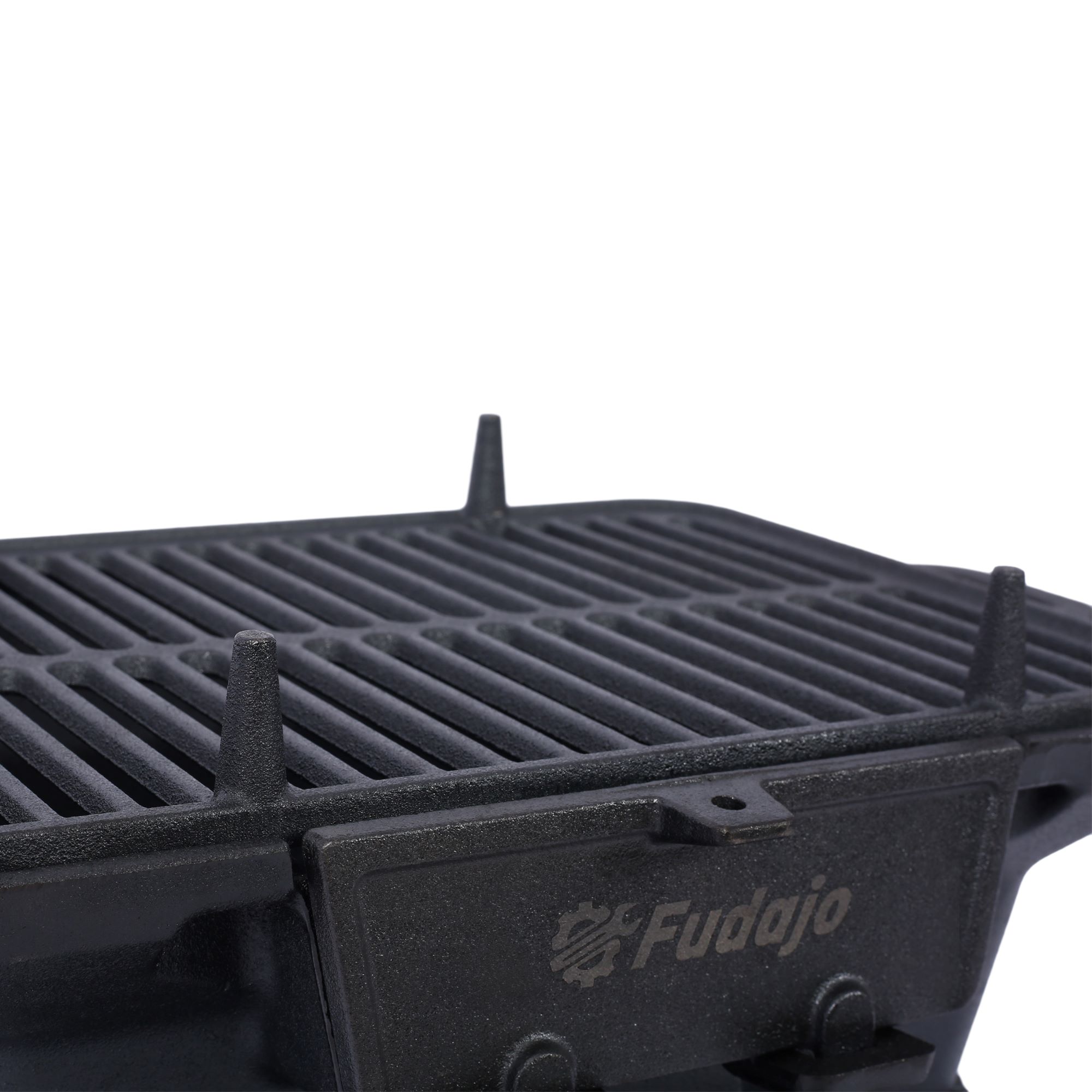 Portable Outdoor Oval Cast Iron Grill & Charcoal BBQ, Plus Desktop Frying Pan - Image 15